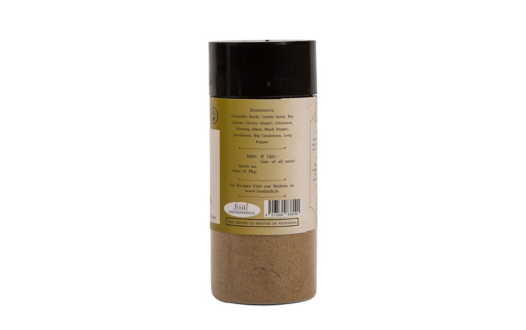 Foodaids Jain Masale Garam Masala   Plastic Bottle  100 grams